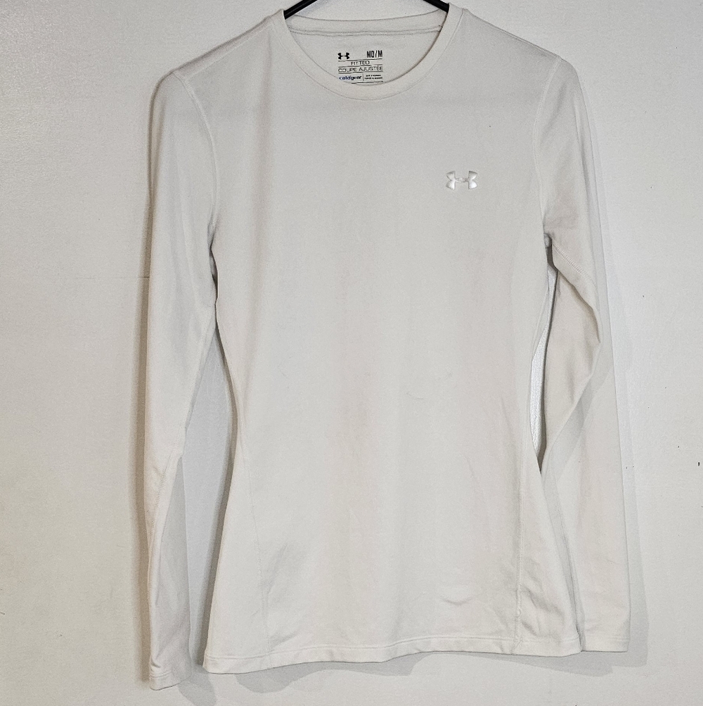 Under Armour Cold Gear White Long Sleeve Shirt